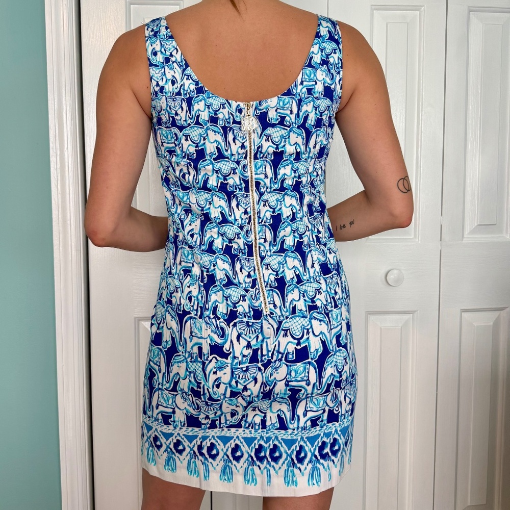 Lilly Pulitzer Cathy Shift Dress in Get Trunky - Picture 2 of 6